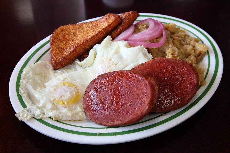 Dominican dish - Los Tres Golpes
